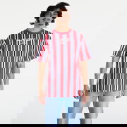 Retro Striped Tee Red/ Navy/ Off White