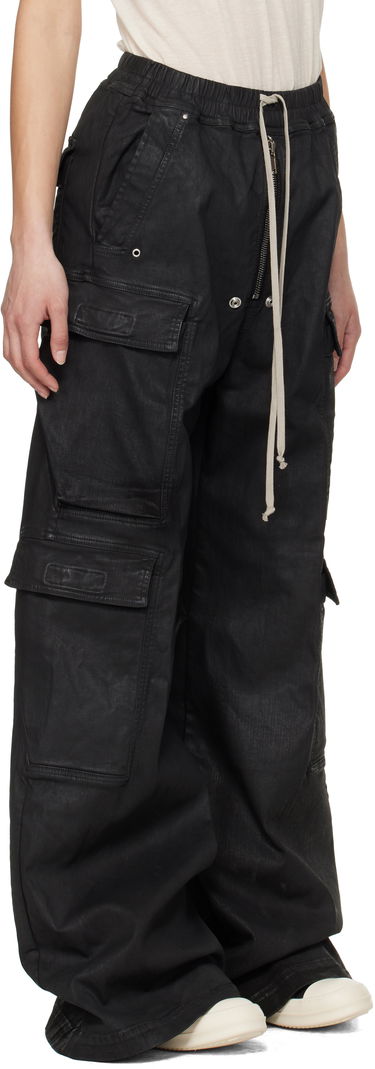 Cargo nohavice Rick Owens Rick Owens DRKSHDW Hollywood Double Cargo Jumbo Belas Pants Čierna | DS01E3324 SBW, 1