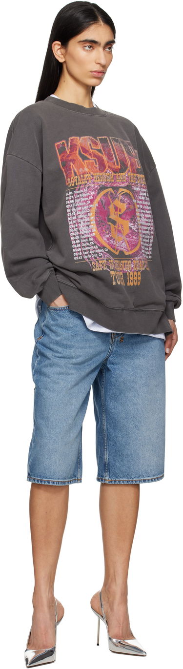 Mikina Ksubi Kickstart Oh G Sweatshirt Šedá | WSP25FL002, 3