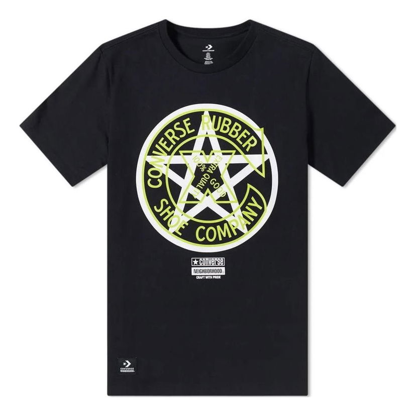 Tričko Converse NEIGHBORHOOD Rubber Company Graphic T-Shirt Čierna | 10018145-A01