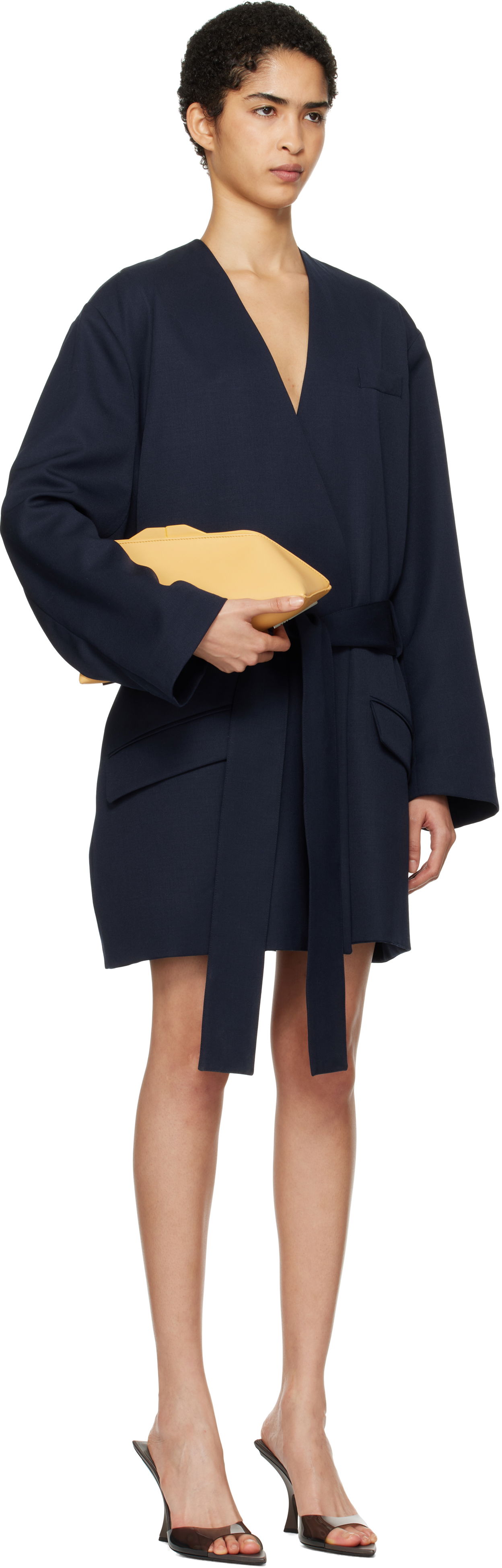 Attico Wrap Blazer Mini Dress