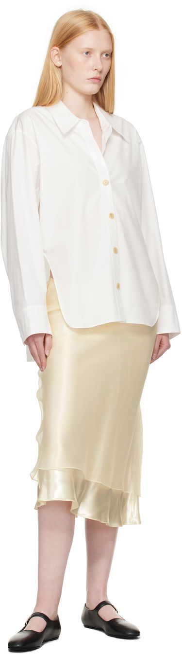 Košeľa Khaite Khaite Herschel Button-Down Shirt Biela | 2379195, 3