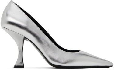 Tenisky a topánky BY FAR Metallic Leather Pointed-Toe Pumps Metalická | 23PFVIVSVA, 0