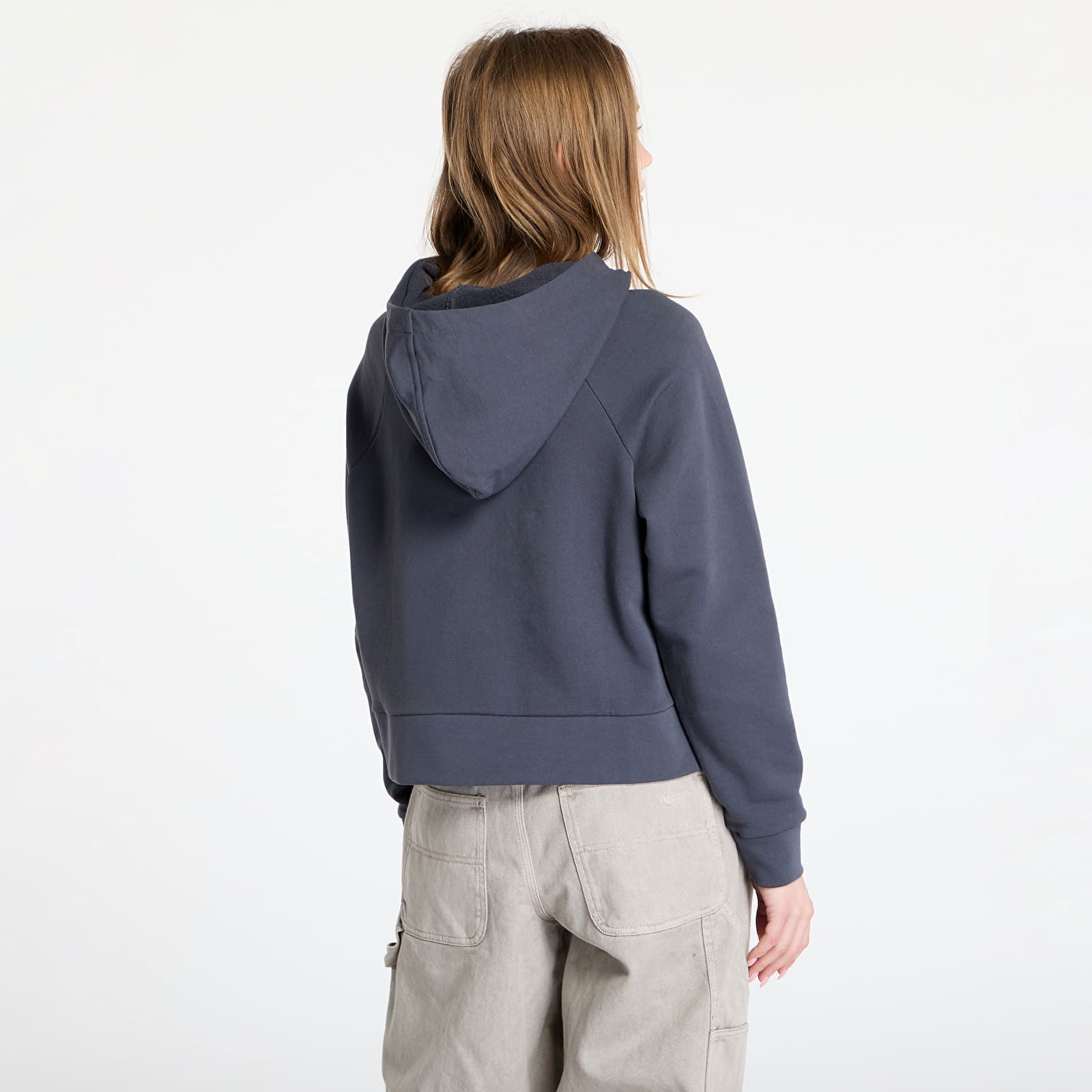 Organic Cotton Cropped Hoodie