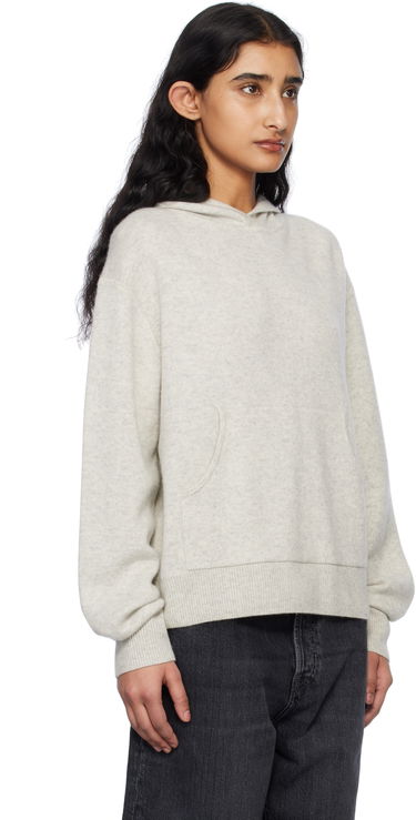 Mikina Acne Studios Acne Studios Cashmere Hoodie Šedá | B60353-, 1