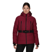 NORA Hooded Puffer Jacket with Belt