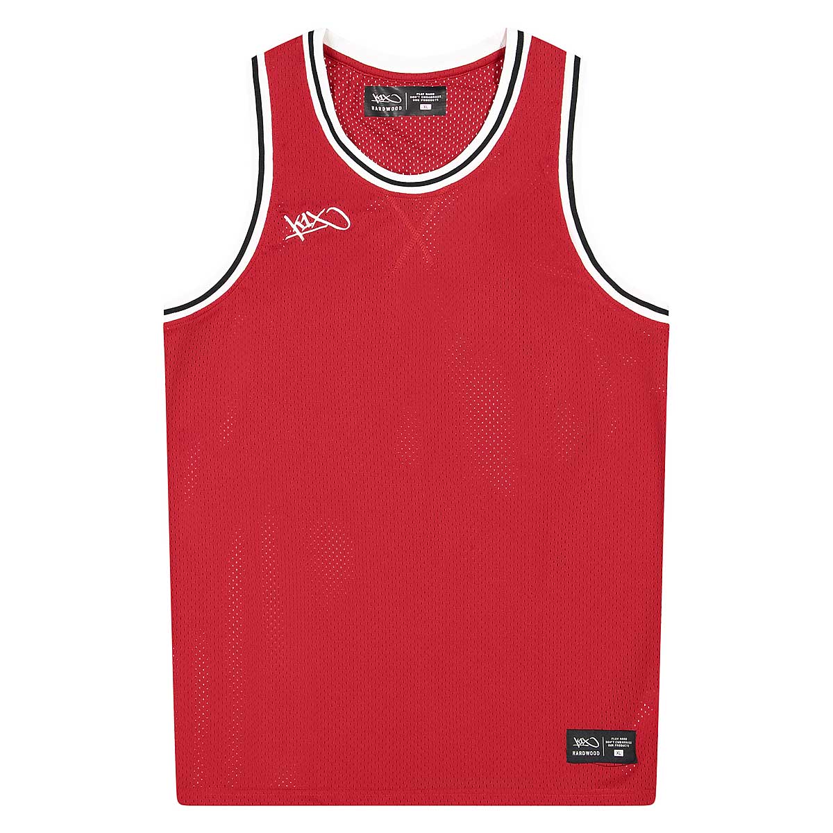 HARDWOOD BIG HOLE MESH DOUBLE X Jersey