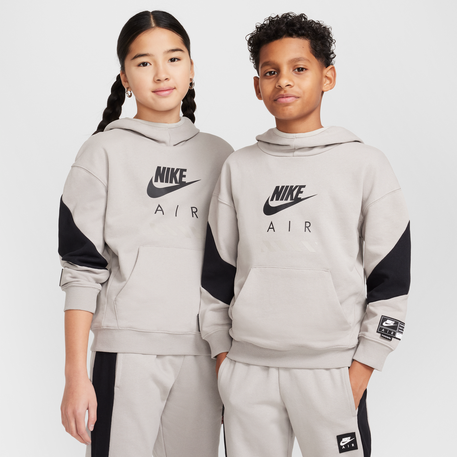 Mikina Nike Nike Air Fleece Hoodie Šedá | HF8812-009, 1