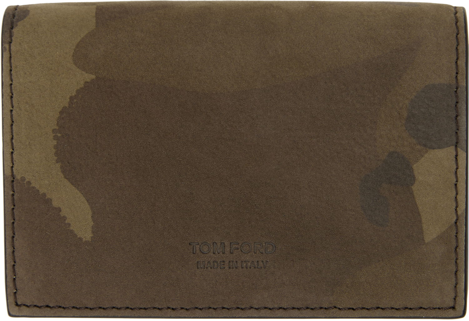 Peňaženka Tom Ford TOM FORD T Line Camo Business Card Holder Hnedá | Y0277-ICL113G, 0
