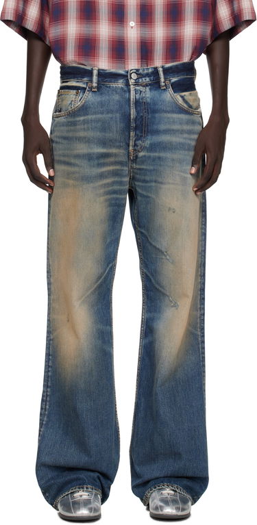 Džínsy Acne Studios Acne Studios Regular Fit 2021M Jeans Modrá | B00424-, 0