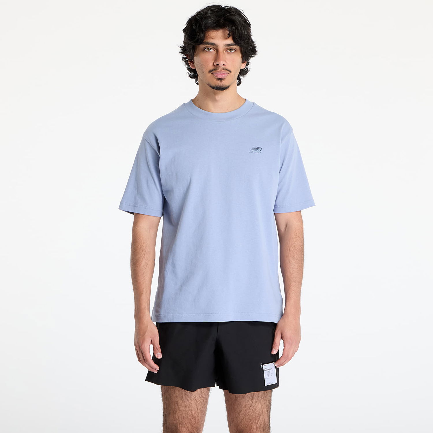 Tričko New Balance Athletics Cotton T-Shirt Modrá | MT41533DUS, 0