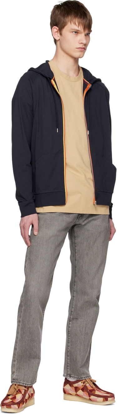 Mikina Paul Smith Paul Smith Drawstring Zip Hoodie Navy | M1A-500J-AU279B-48, 3