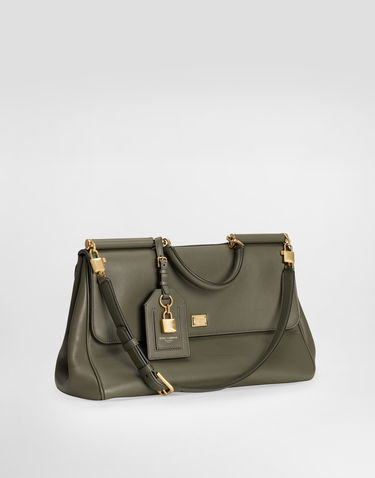 Kabelka Dolce & Gabbana My Sicily Structured Top Handle Bag with Padlock Charm Zelené | BB7814B732180560, 3