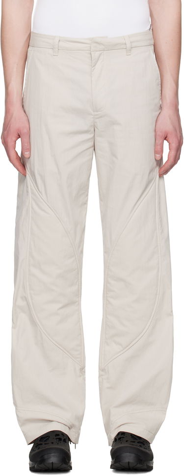 Nohavice HELIOT EMIL Heliot Emil Concordance Puffed Cargo Pants Béžová | SS25_M_10_108_ST18_CO, 0