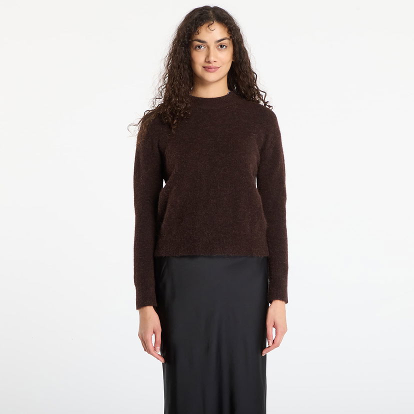Sveter Samsoe Samsoe Sweater Anour O-N Hnedá | F18422025_191111TCX