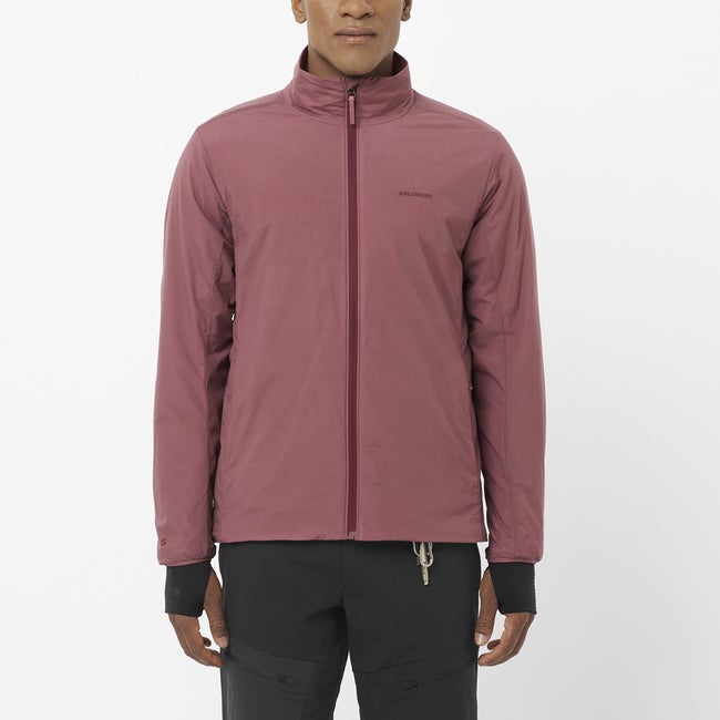 Bunda Salomon Flex Jacket Vínová | LC2615800, 0