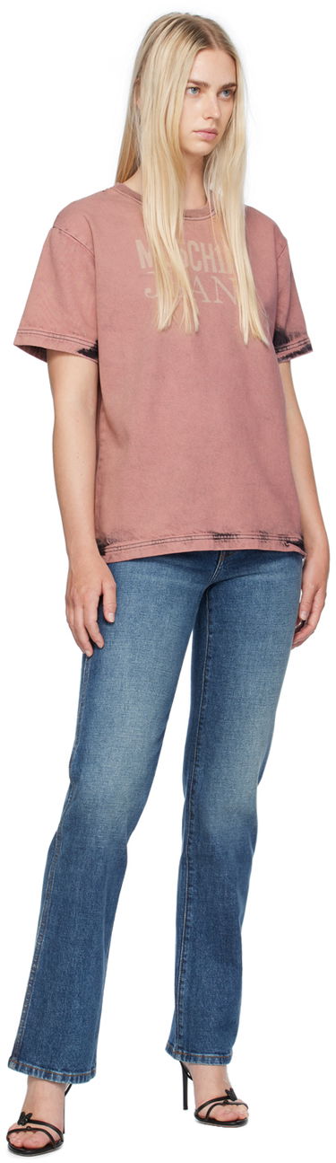 Tričko Moschino Bleached T-Shirt Ružová | 242K10212, 3