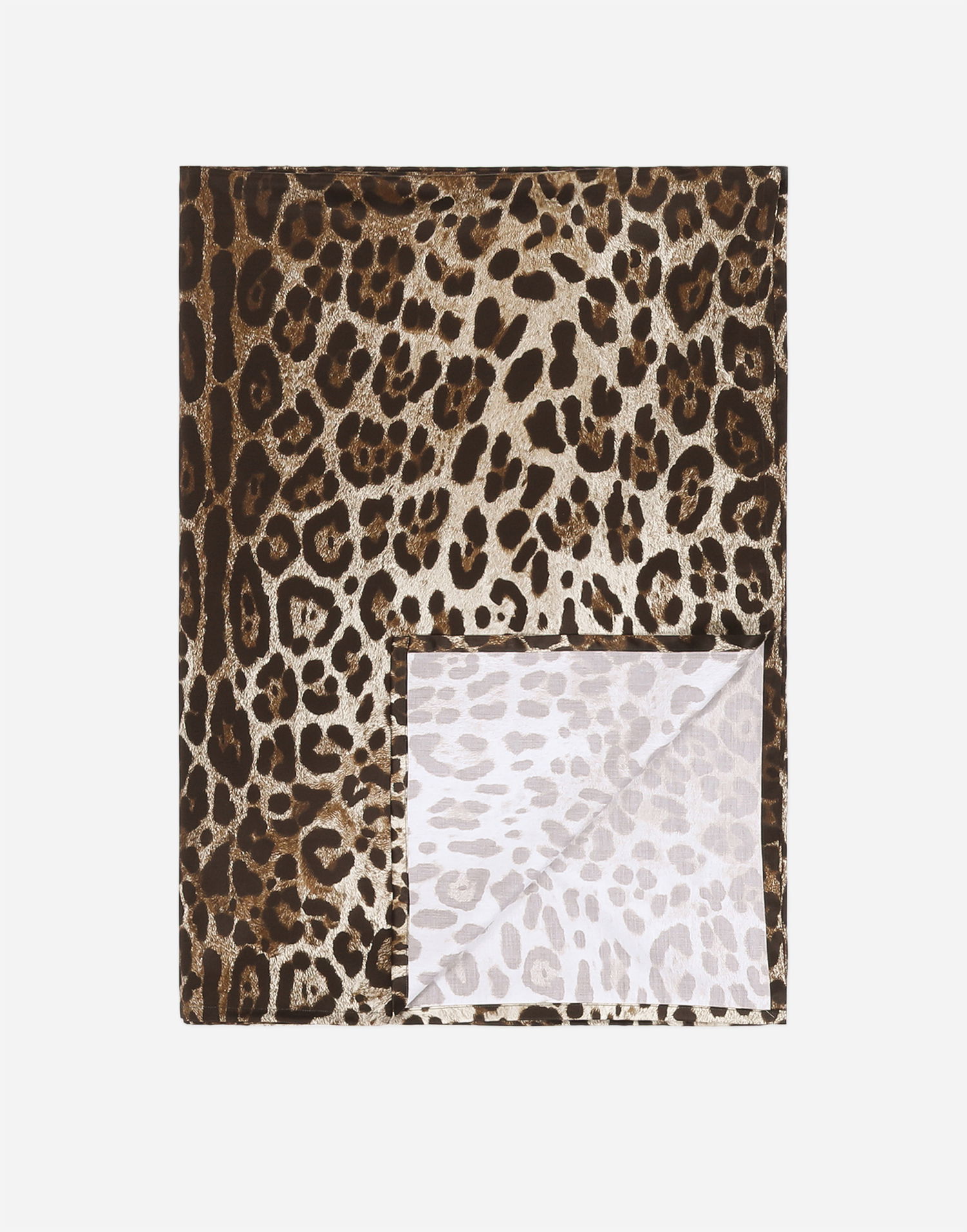 Doplnky Dolce & Gabbana Dolce & Gabbana Cotton Sateen Fitted Sheet Hnedá | TCE048TCAKFUL003, 1