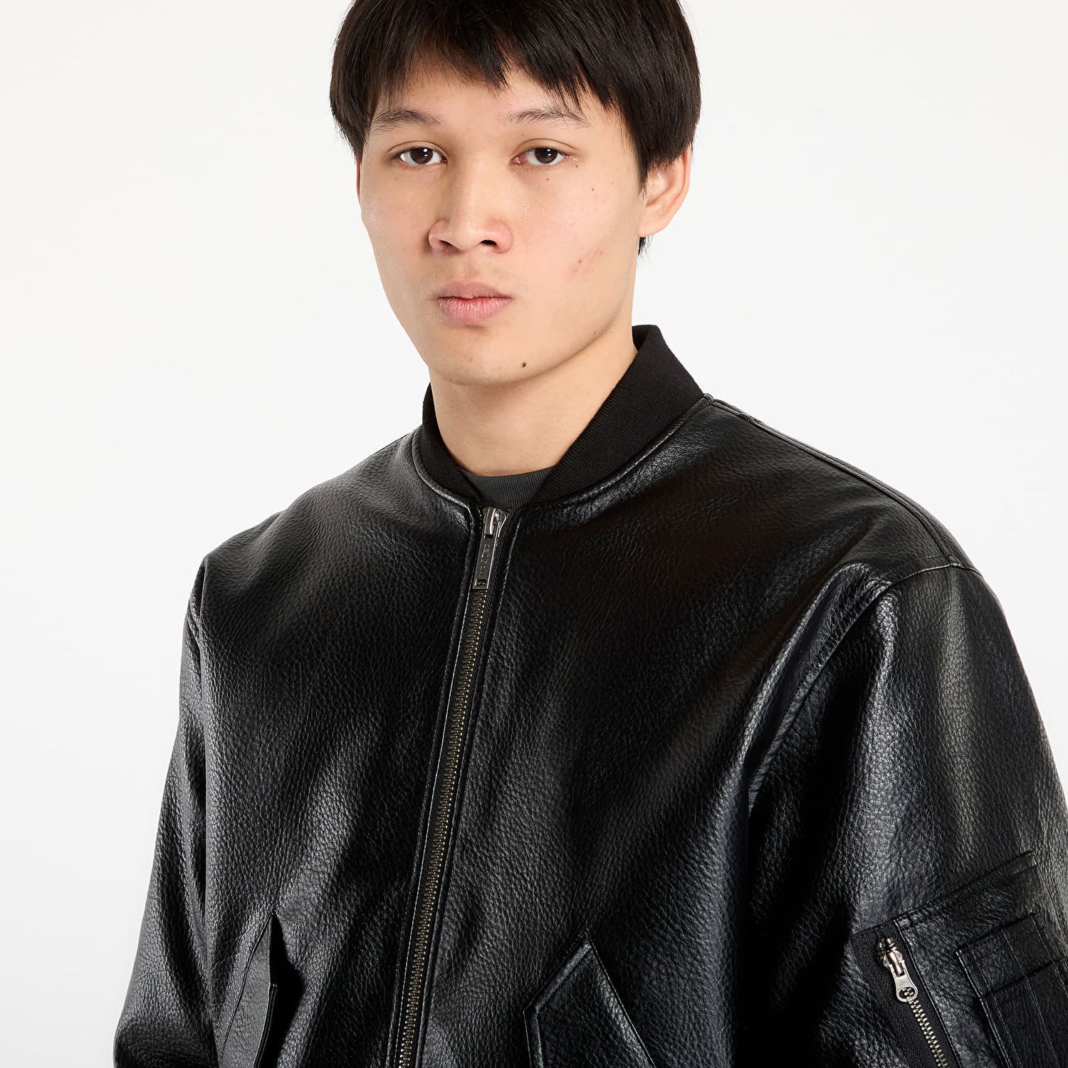 Bomber bunda Wasted Paris Kingdom Faux Leather Bomber Jacket Čierna | WP_000334, 1