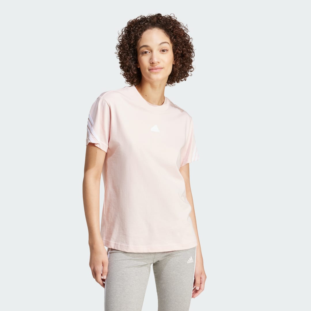 Tričko adidas Performance Future Icons 3-Stripes Tee Ružová | IW5264, 0