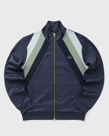 Bunda Fred Perry Striped Panel Track Jacket Navy | J1320-738, 0