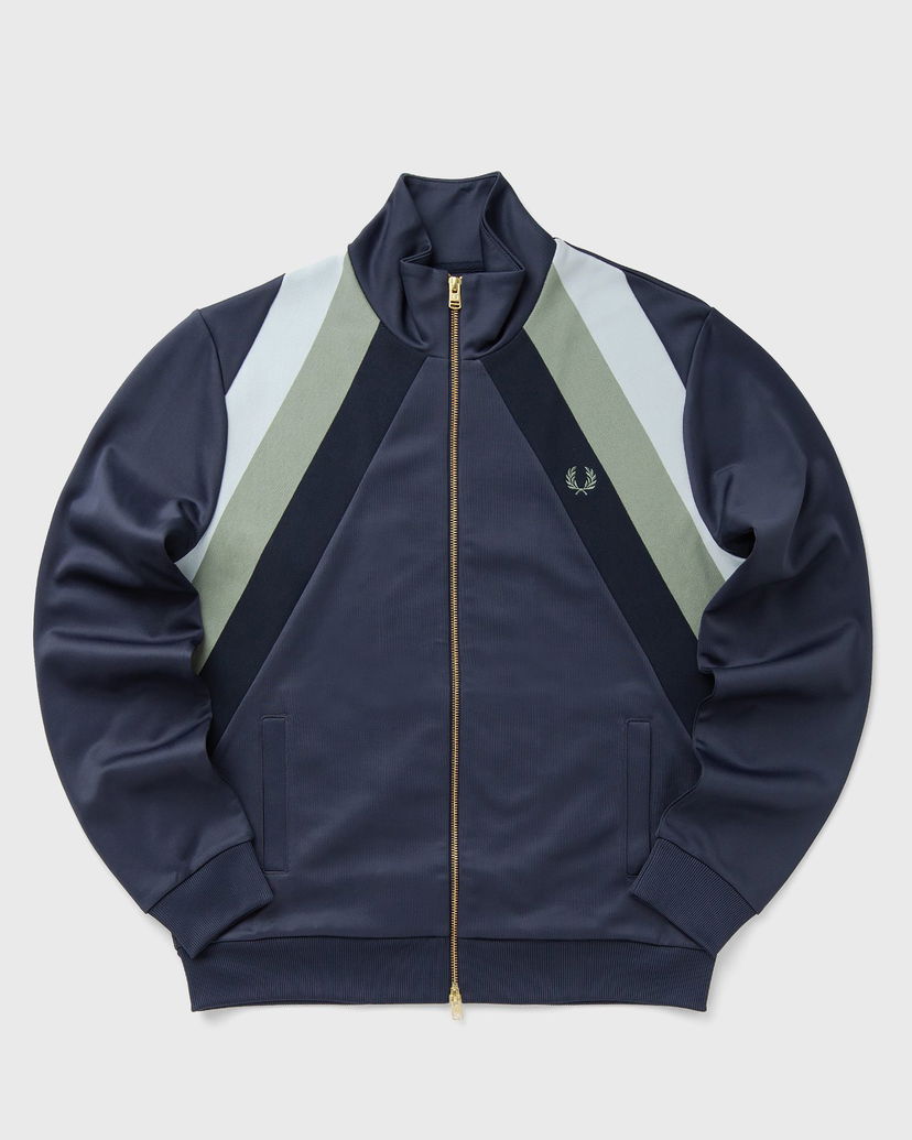 Bunda Fred Perry Striped Panel Track Jacket Navy | J1320-738