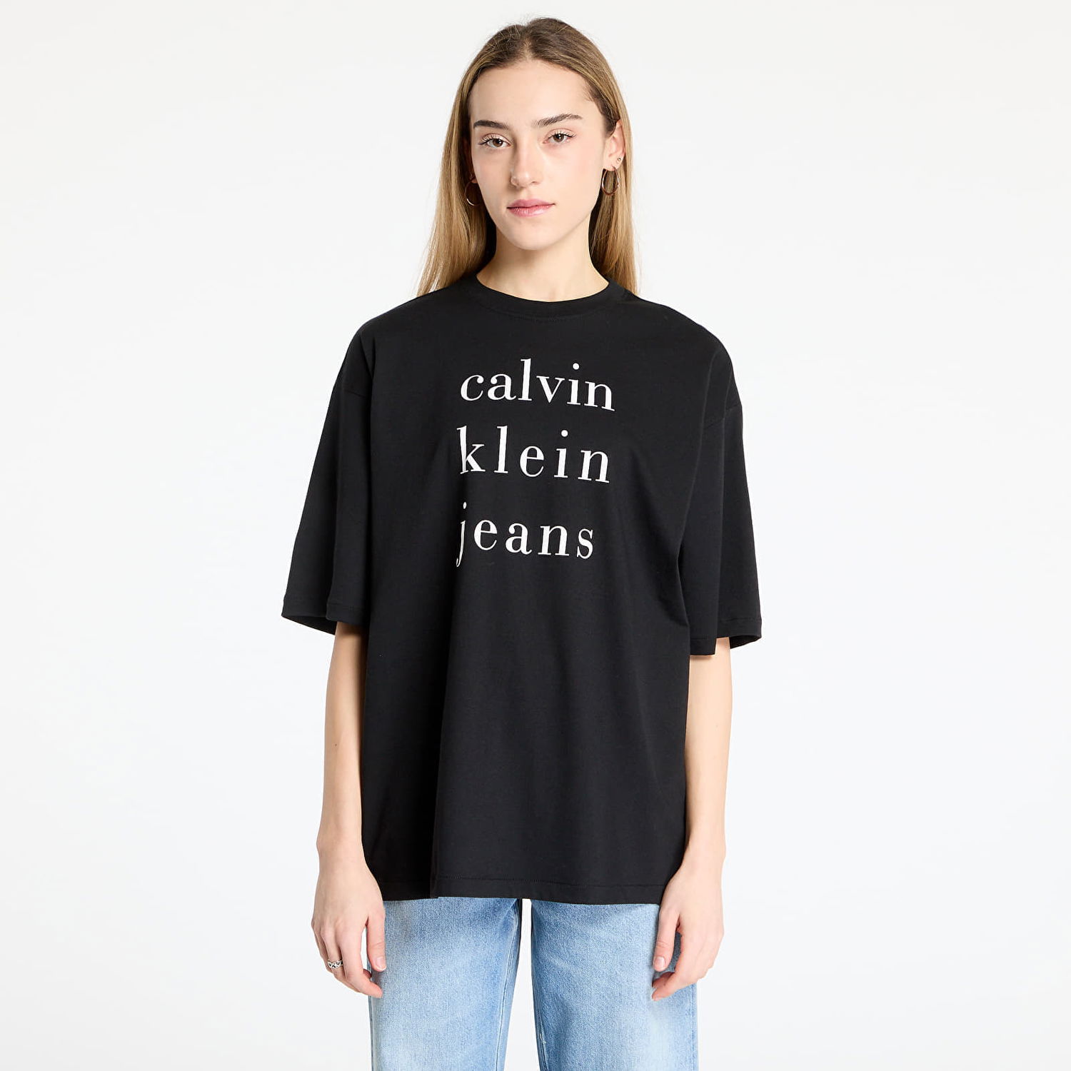 Tričko CALVIN KLEIN Calvin Klein Jeans Short Sleeve Logo Tee Čierna | LV047B827G UB1, 0