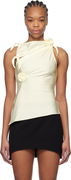 Coperni Asymmetric Flower Tank Top