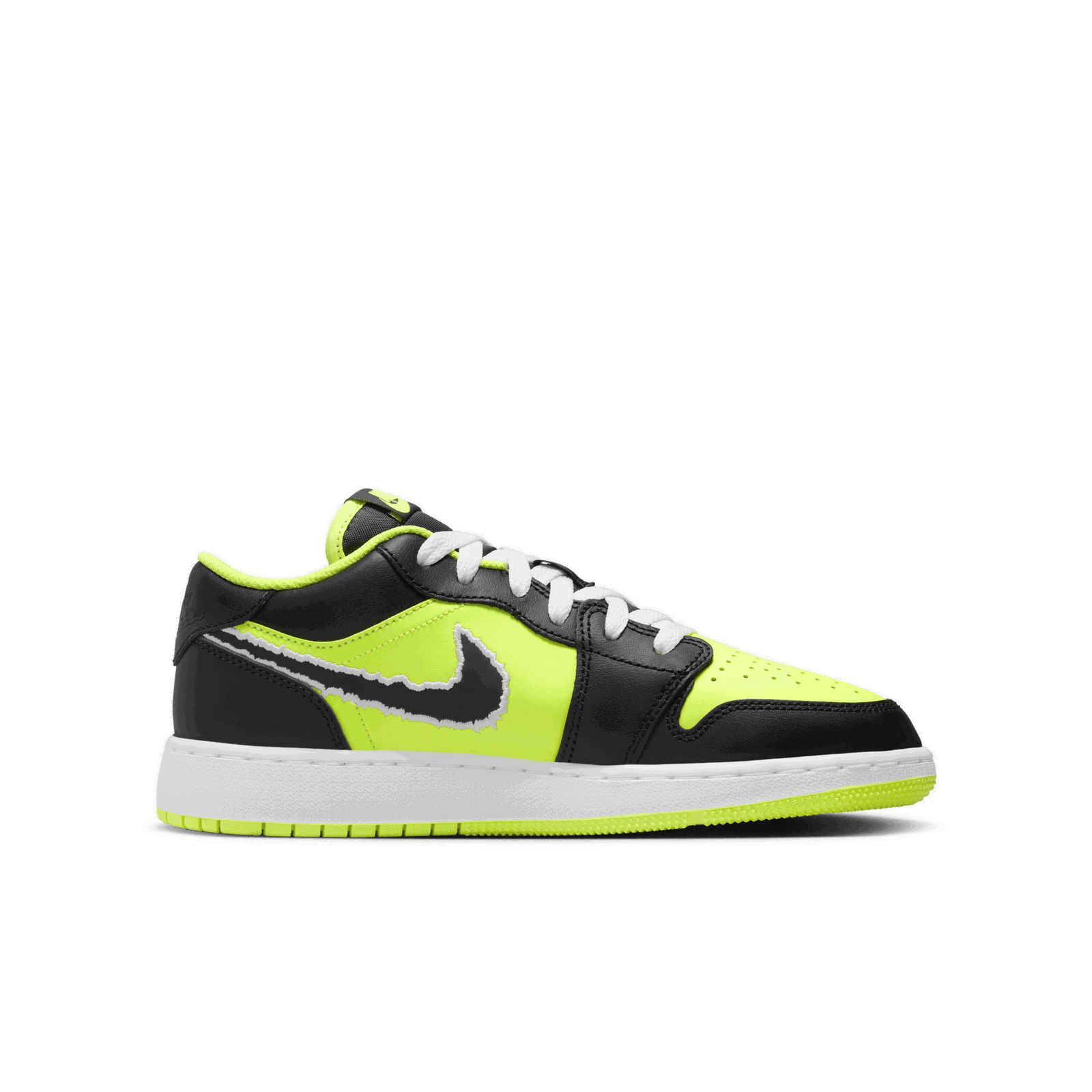 Air Jordan 1 Low SE Black Cat Volt