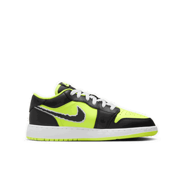 Tenisky a topánky Jordan Air Jordan 1 Low SE Black Cat Volt Zelené | DX6666-701, 1