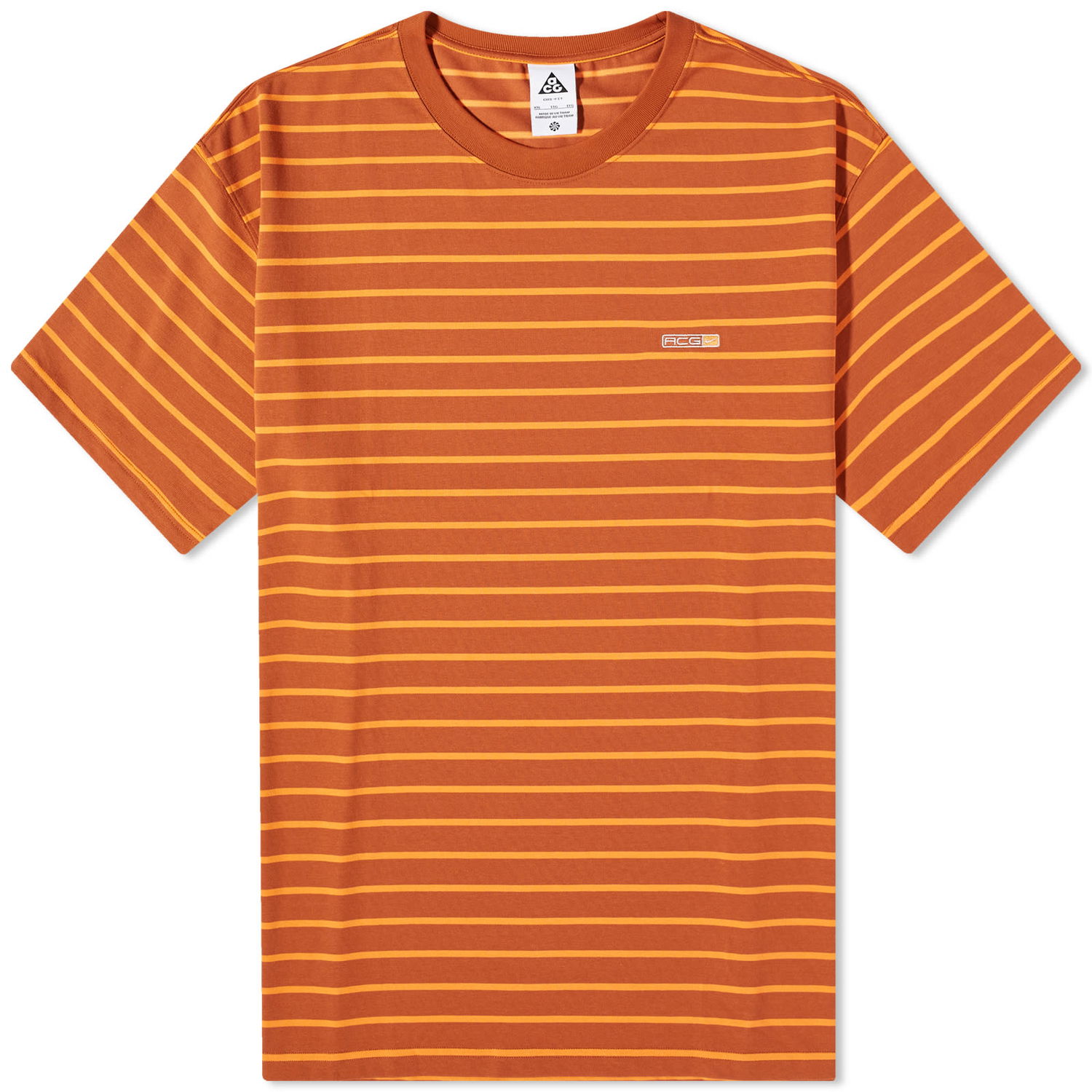 Tričko Nike ACG Stripe Tee Oranžová | FB8129-246, 0
