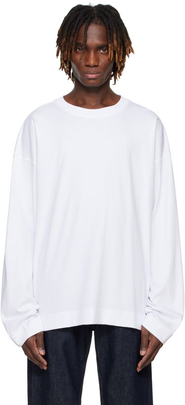 Sveter Dries Van Noten Dries Van Noten Long Sleeve T-Shirt Biela | 251-021112-1603, 0