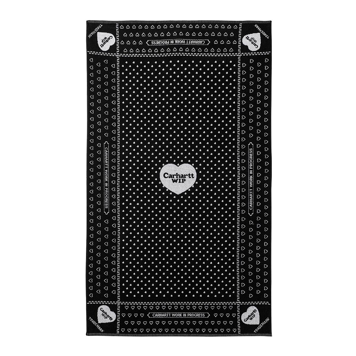 Flexstyle Carhartt WIP Heart Bandana Towel Čierna | I033266.28CXX, 1