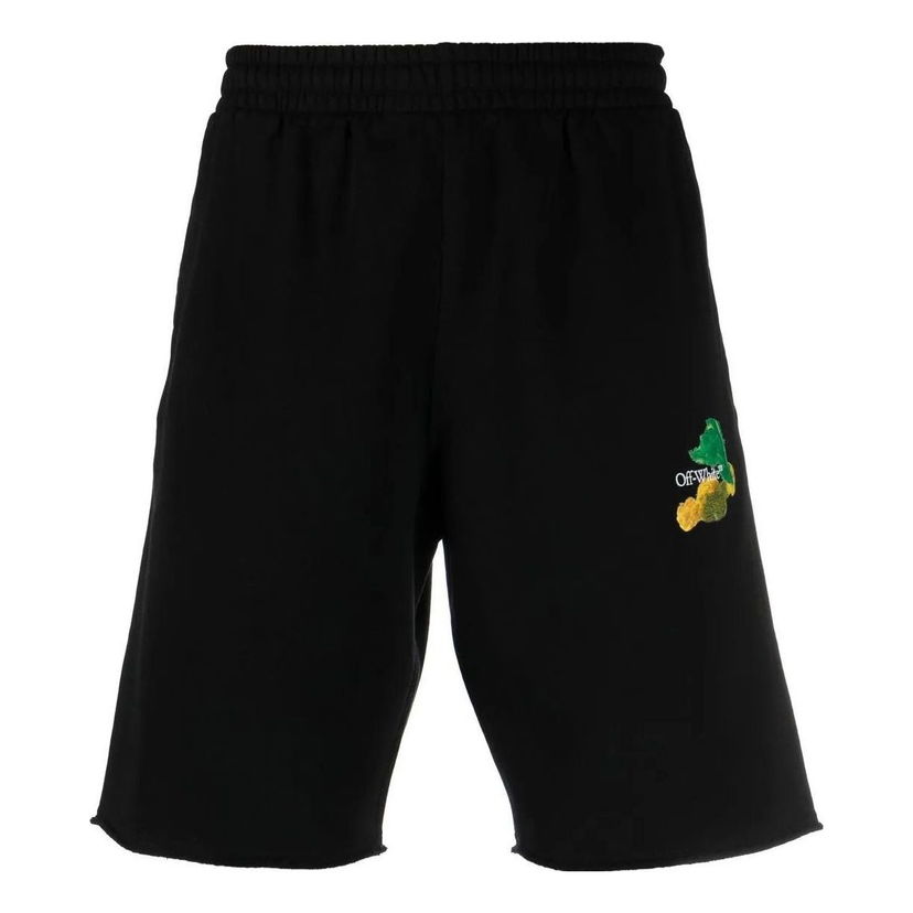 Šortky Off-White Brush Arrow Bermuda Shorts Čierna | OMCI006S23FLE0021084