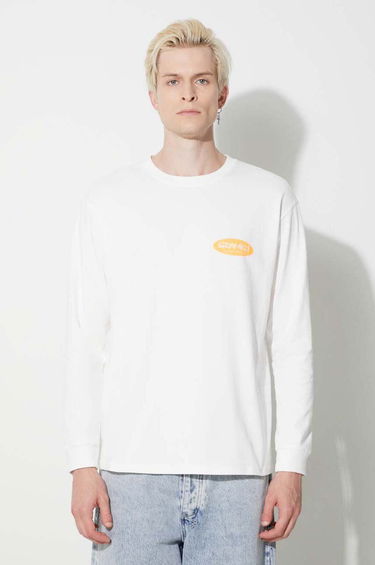 Tričko GRAMICCI Original Freedom Oval Longsleeve Tee Biela | G3FU.T072, 0