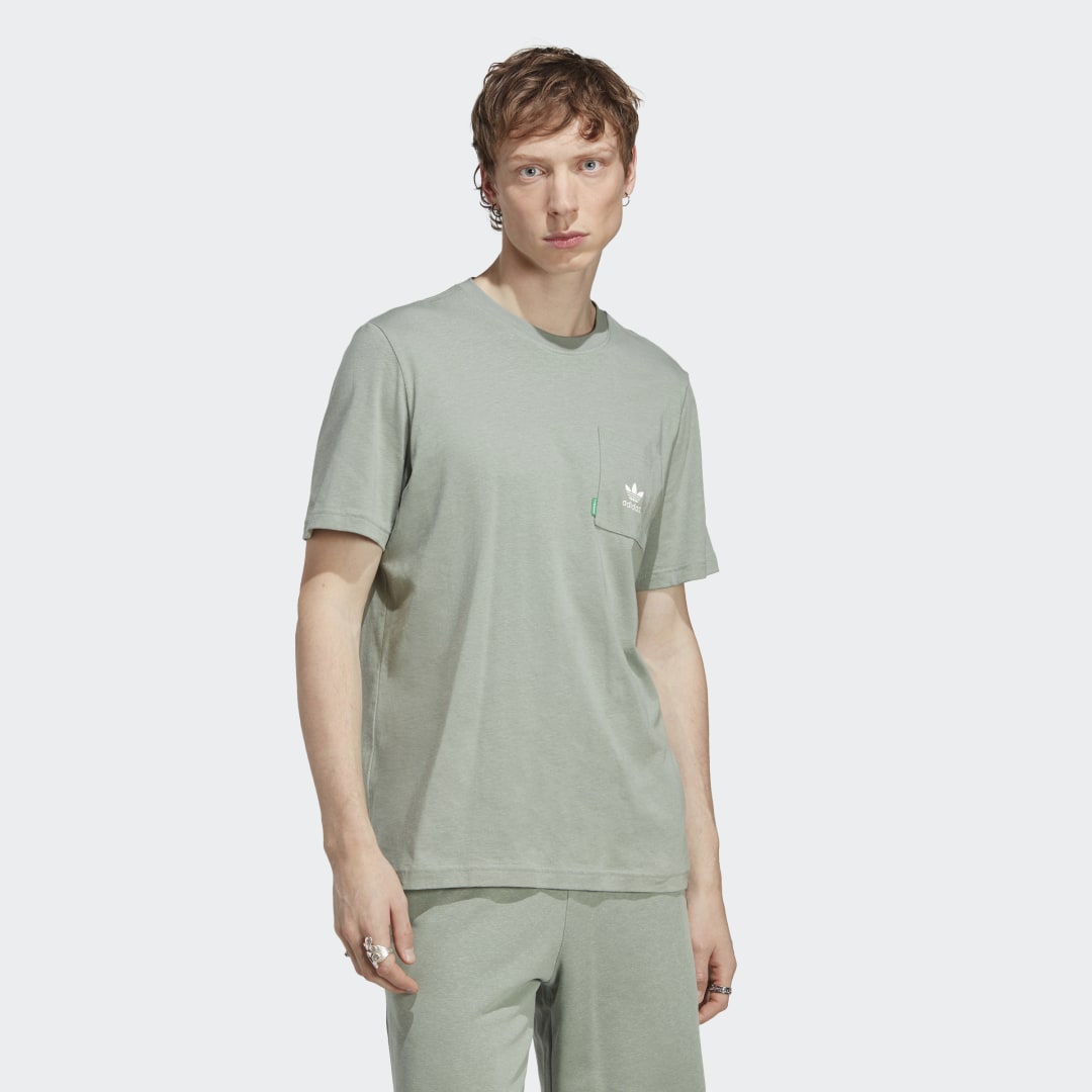 Tričko adidas Originals Essentials+ Made With Hemp Tee Šedá | HR2955, 0