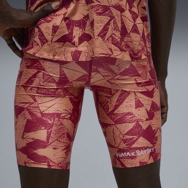 Šortky Puma PUMA x SAYSKY Leaf Pattern Short Tights Rôznofarebný | 527832_90, 2