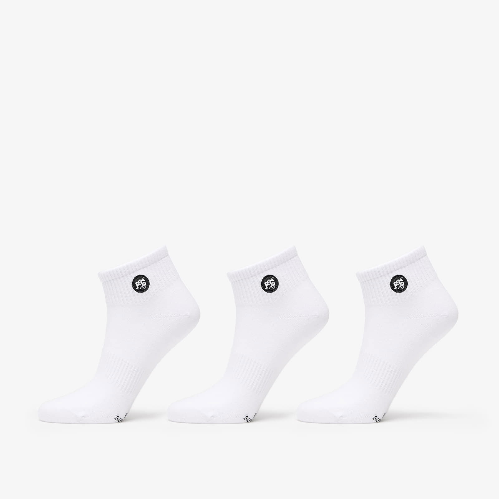 Footshop Ankle Socks 3-Pack White