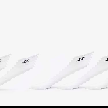 Ponožky Footshop Ankle Socks 3-Pack White Biela | FTSHP_372, 0