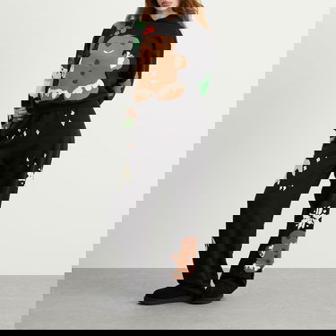 Tepláky SKIMS CPFM Printed Straight Leg Pant Gingerbread Print Rôznofarebný | BT-PNT-10930W-OGB, 4