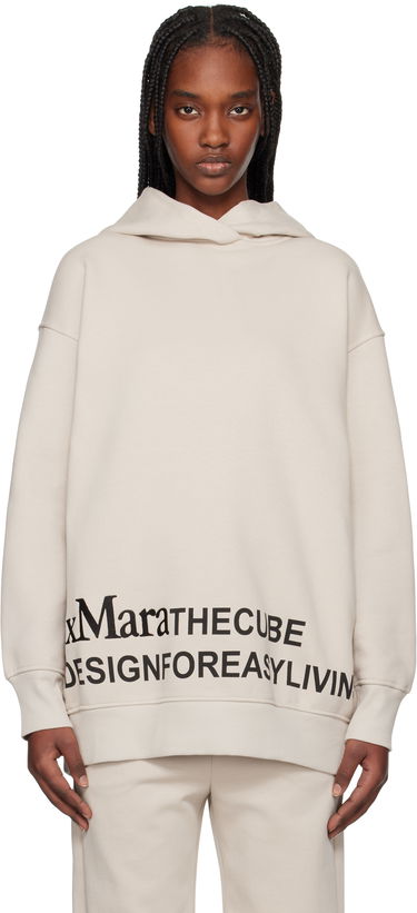 Mikina Max Mara Max Mara Felpa Hoodie Béžová | 2519921021600, 0