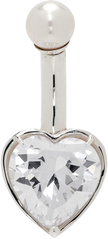 Náušnice Ambush Iced Earring "Silver" Metalická | BWOD002S24SIL0017200, 0