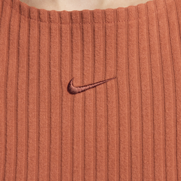Šaty Nike Sportswear Chill Knit Oranžová | FN3679-825, 2