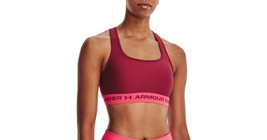 Podprsenka Under Armour Crossback Sports Bra Vínová | 1361034-664, 1
