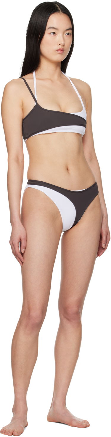 Plavky Ottolinger Ottolinger Layered Bikini Top Hnedá | 10280030302, 3