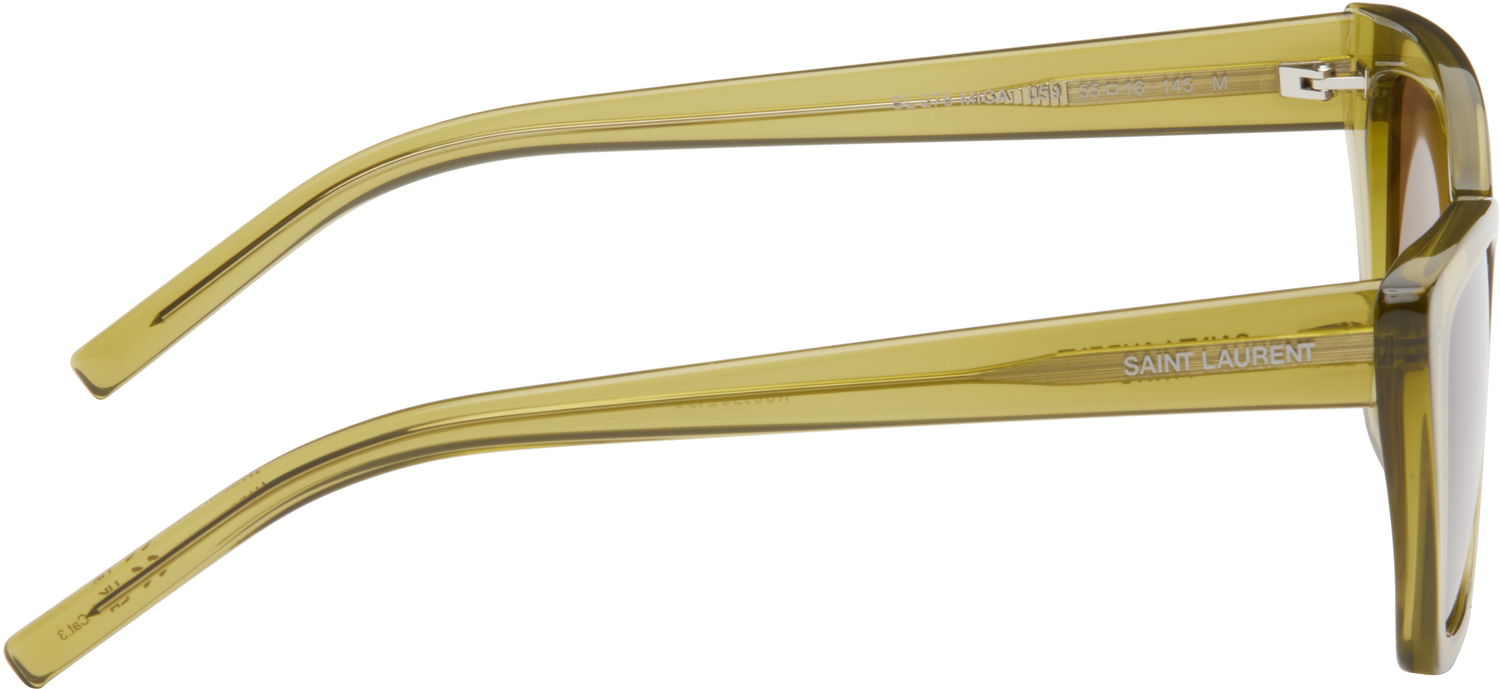 Slnečné okuliare Saint Laurent SL 276 Mica Sunglasses Zelené | SL 276 MICA-059, 1