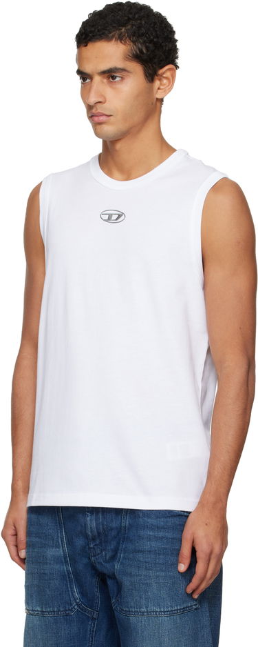 Tielko Diesel Tank Top with Oval Logo Biela | A15372-0CLBR-100, 3