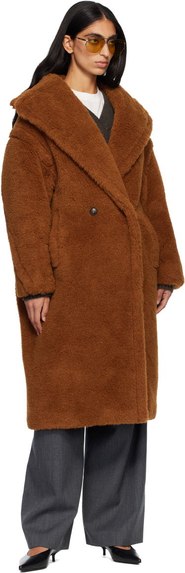 Kabáty Max Mara Tedgirl Teddy Coat Hnedá | 2521016052600, 3