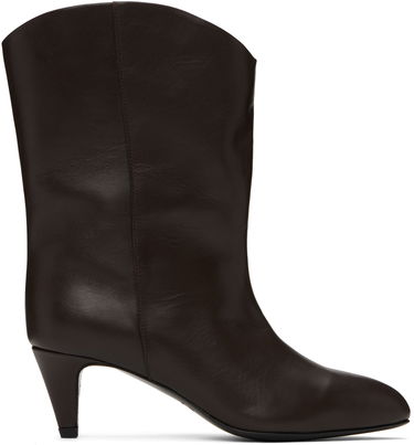 Tenisky a topánky BY FAR Osage Boots Hnedá | MWFBO067CL013BR023PL, 0