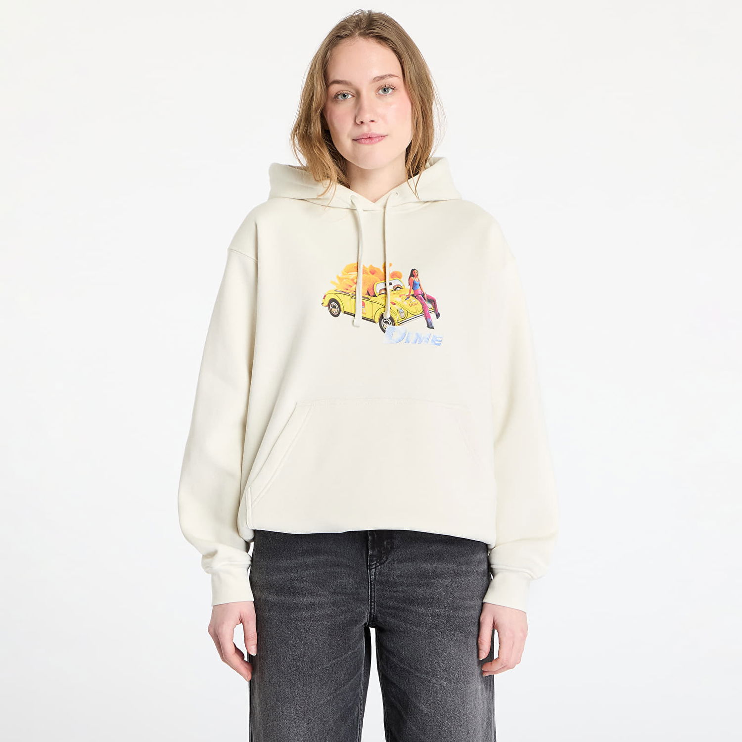 Mikina Dime DIME 2Fast 2Delicious Hoodie Béžová | DIMEHO2448NAT, 1